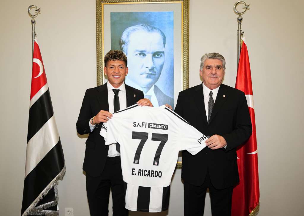 El volante barranquillero Elan Ricardo, nuevo jugador del Besiktas de Turquía.