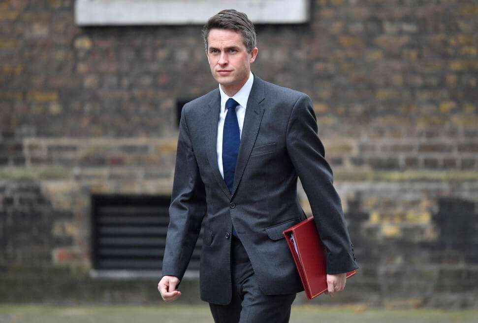 El ministro de Defensa británico, Gavin Williamson. / EFE