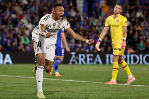 Mbappé salvó a Real Madrid frente a Getafe y mantiene el liderato de LaLiga