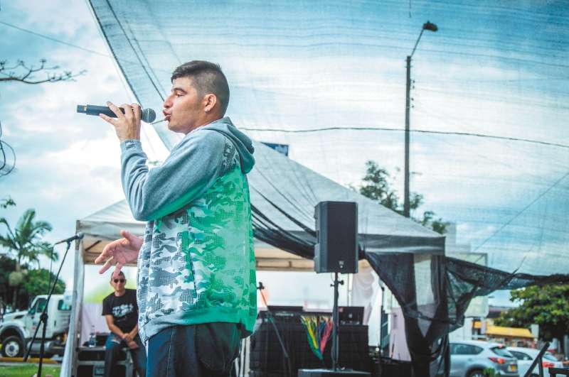 Mc-Tian ha realizado más de 140 conciertos en todo el país./ Archivo particular