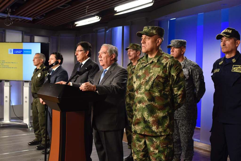 El fiscal Néstor Humberto Martínez también confirmó que ya se realizó la captura de uno de los sospechosos de este atentado. / Cortesía Fiscalía.