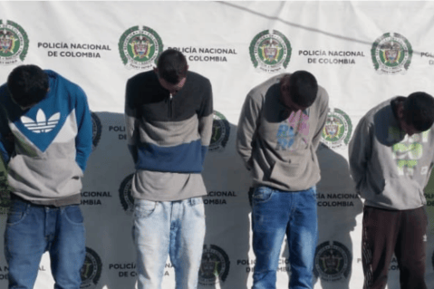 Familia dedicada a extorsionar taxistas fue capturada en Bogotá