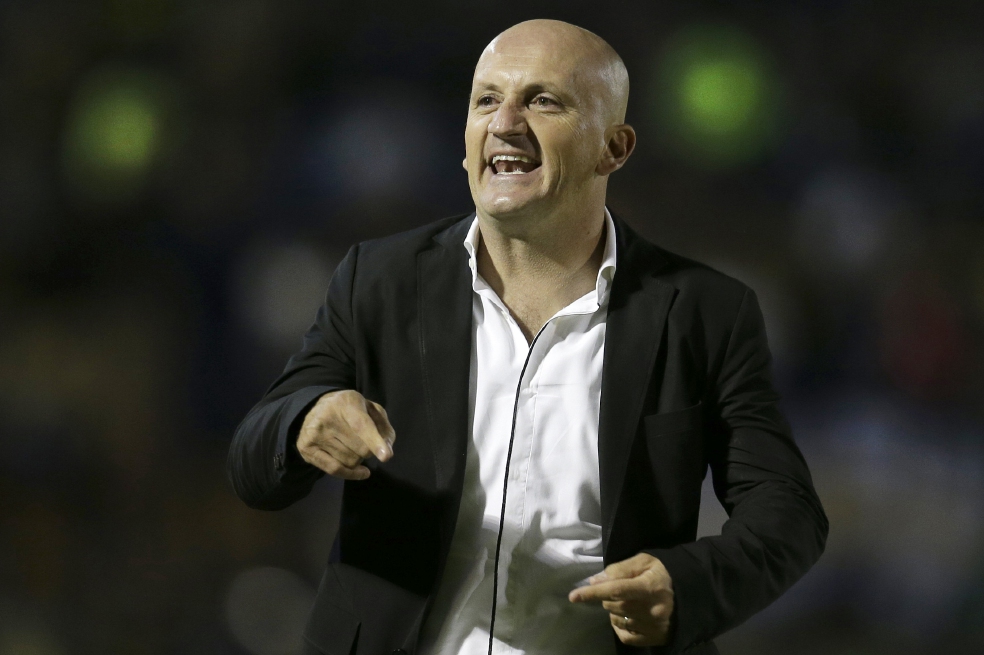 El técnico uruguayo Pablo Repetto, del Independiente del Valle. / AP