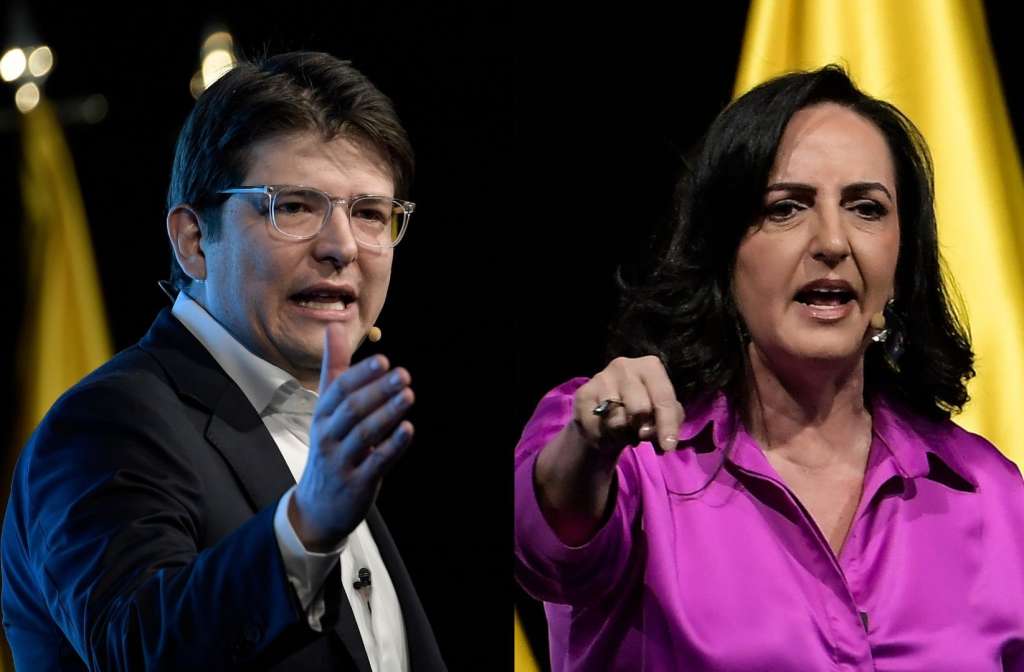 Senadores Miguel Uribe y María Fernanda Cabal.