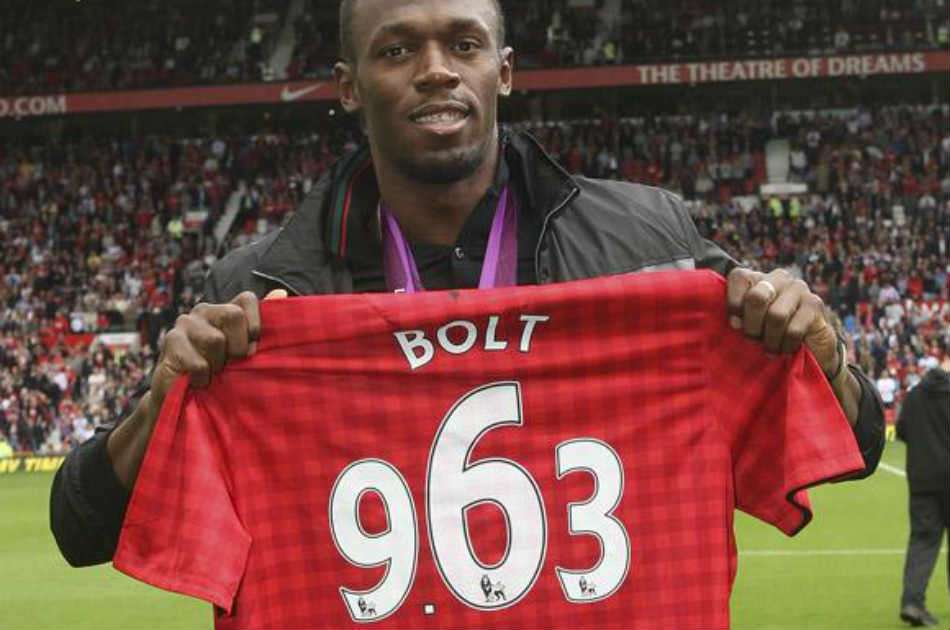 Bolt es un hincha a morir del Manchester United.