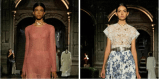 Las dos modelos colombianas que debutaron en el desfile de Dior en México