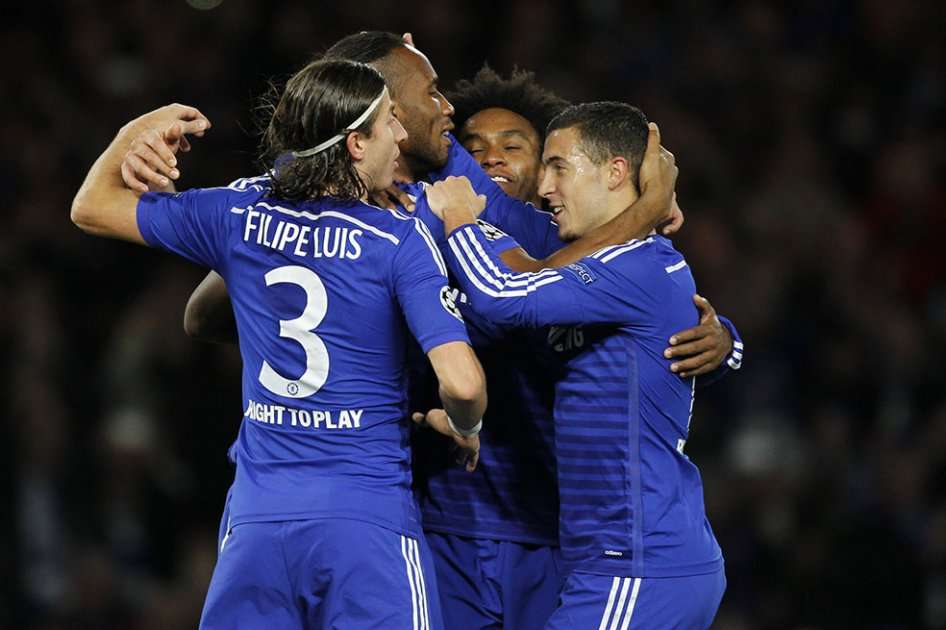 Chelsea de Inglaterra lidera el grupo G de la Liga de Campeones. //AFP