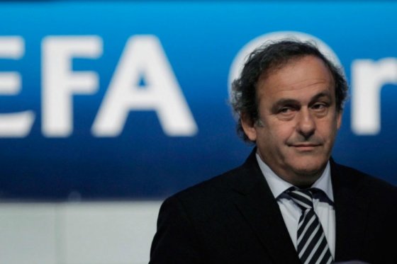 Michel Platini, presidente de la Uefa. Foto: AFP
