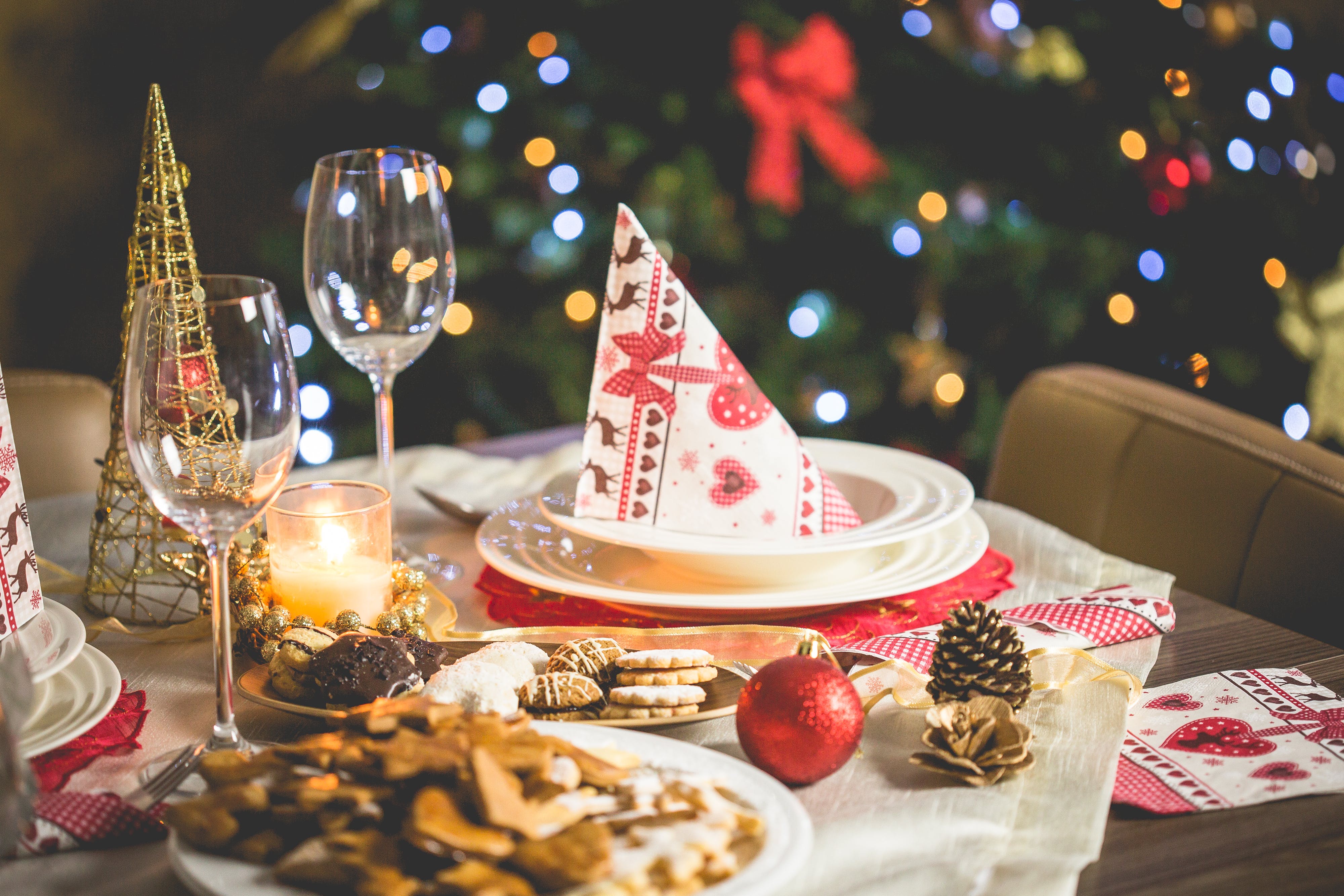 Cena para Navidad