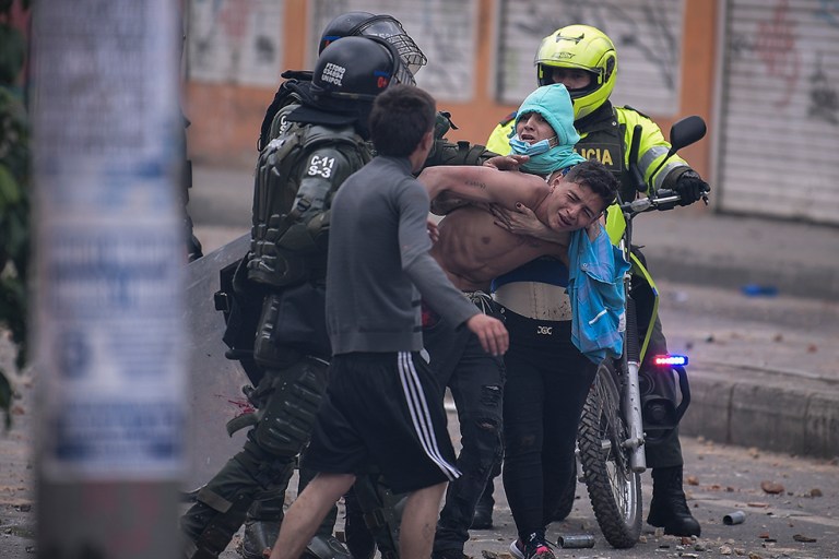 Así transcurre el toque de queda en Bogotá