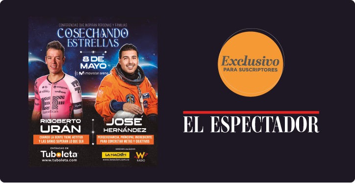 ASTRONAUTA DE LA NASA Y RIGOBERTO URÁN COMPARTIRÁN ESCENARIO EN BOGOTÁ CON INSPIRADORA CONFERENCIA