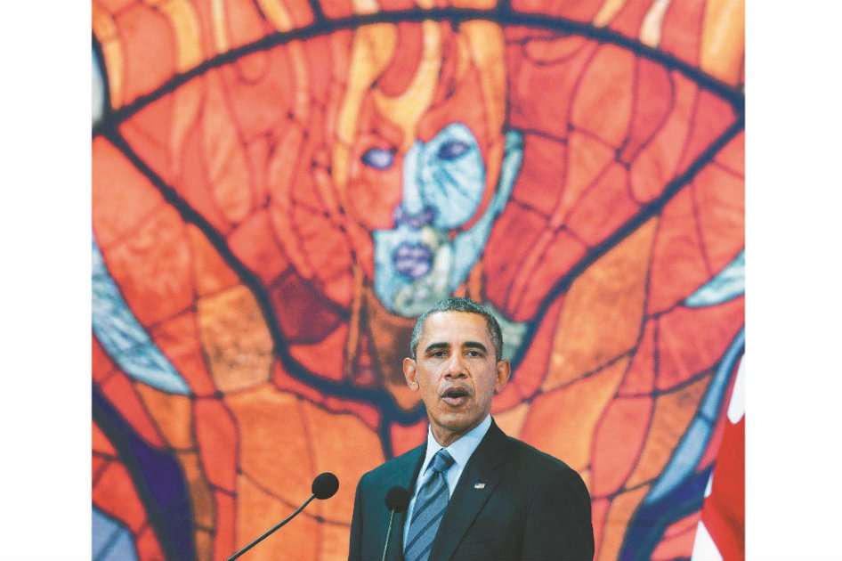 Barack Obama, presidente de Estados Unidos, fue uno de los invitados a la “Cumbre de los Tres Amigos”. / AFP