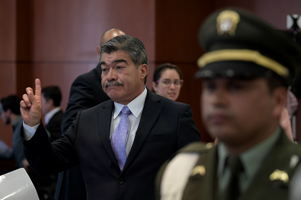 General en retiro Henry Torres Escalante, primer general en ser detenido por el escándalo de los falsos positivos.