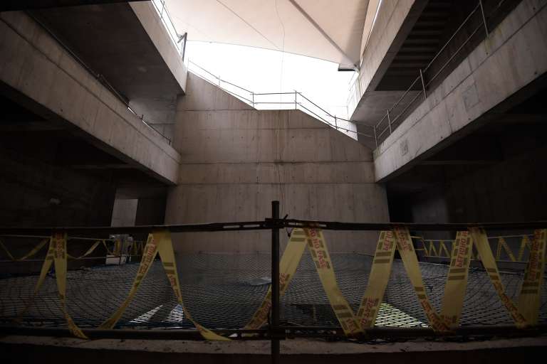 Edificio que reanudará su construcción tras tres años de parálisis.