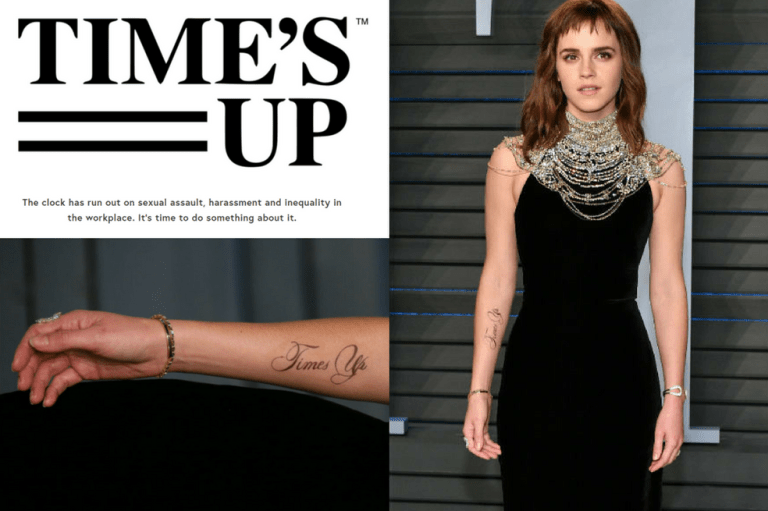 Más allá del error en tatuaje de Emma Watson, ¿por qué se debe hablar de «Time’s Up»?