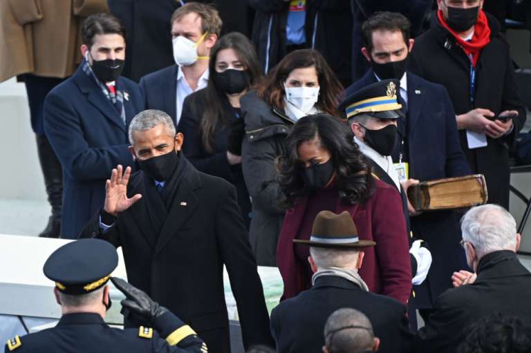 El expresidente Barack Obama fue una de las figuras que destacaron durante la posesión de Joe Biden.