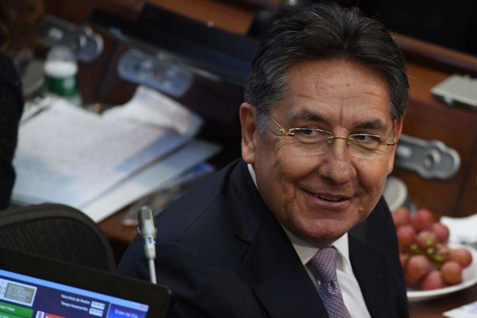 Néstor Humberto Martínez presentó su renuncia al cargo de fiscal general cuando la JEP concedió la garantía de no extradición a 'Jesús Santrich'. / Archivo El Espectador - Cristian Garavito