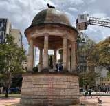 Así fue la compleja restauración del Templete al Libertador, ícono del centro de Bogotá