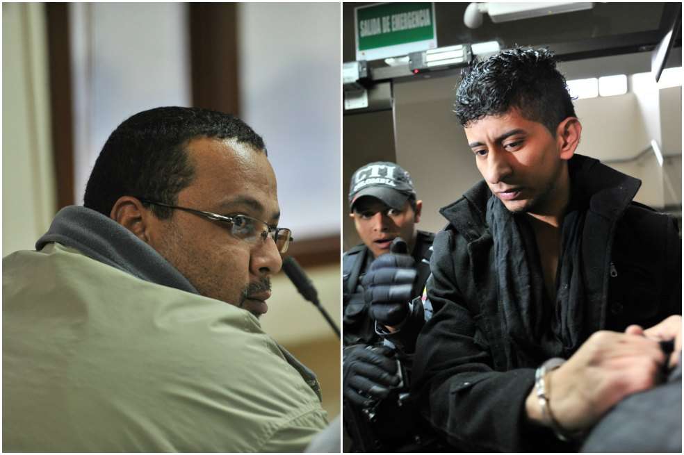 esús Alberto Martínez Durán, capturado en Bucaramanga y Jonathan Martínez, capturado en Pereira. / David Campuzano