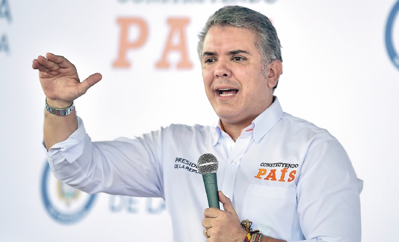 Iván Duque, presidente de Colombia.