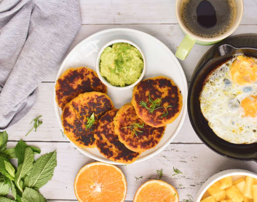 Arepa de plátano maduro