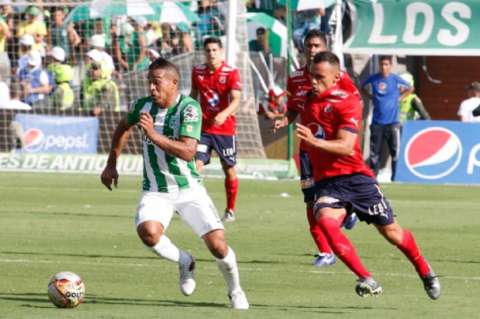 Nacional y Medellín empataron 1-1 en el clásico paisa