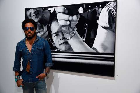 Lenny Kravitz, paparazzi de los paparazzis