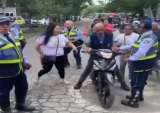 Motociclista agredió a agente de tránsito en Jamundí, Valle