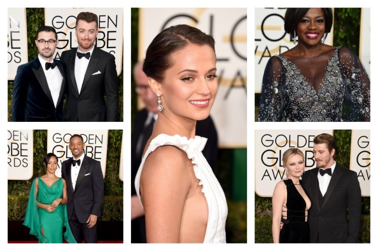 Alfombra roja de los premios globo de Oro 2016