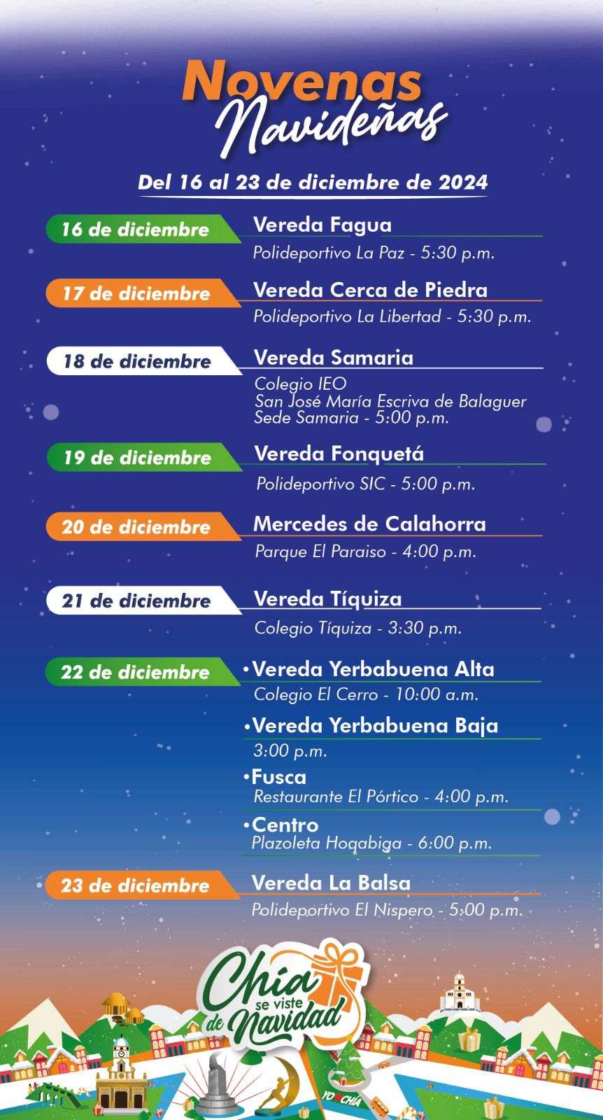 Navidad en Chía.