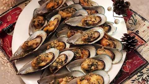 Receta para preparar mejillones con mantequilla y hierbas