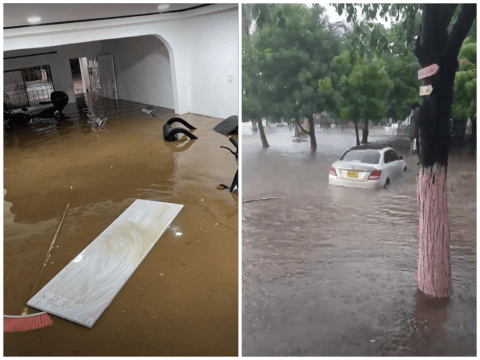 Lluvias en Santa Marta dejaron tres viviendas colapsadas