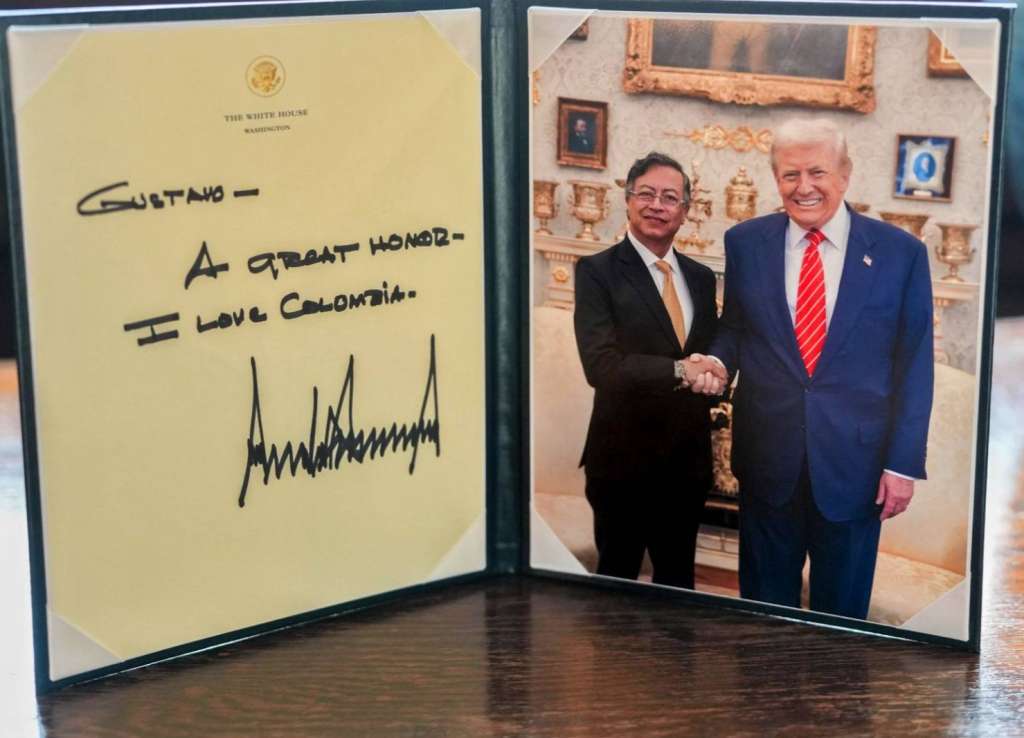 Gustavo Petro y Donald Trump
