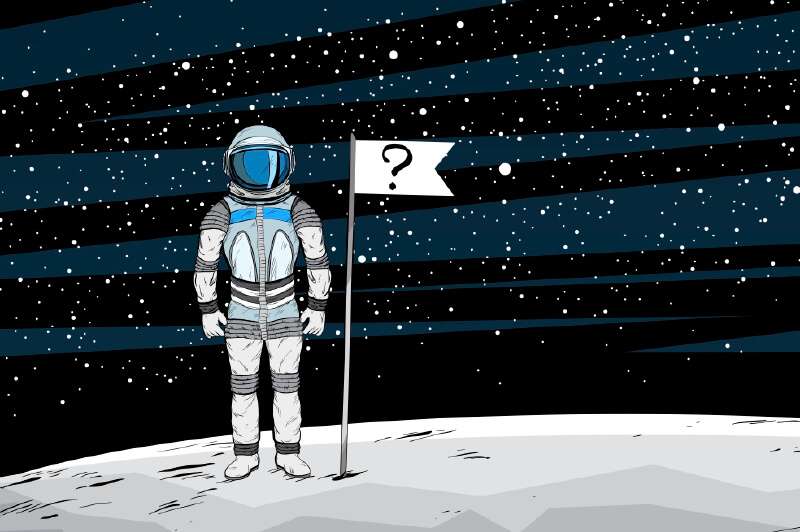 Encuestas recientes muestran que el 6 % de los estadounidenses no creen que la misión a la Luna tuvo éxito. / Getty