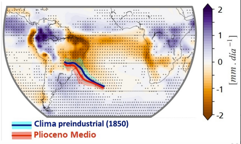 Lluvias en el hemisferio sur pueden disminuir 30% si temperatura global sube 3 °C
