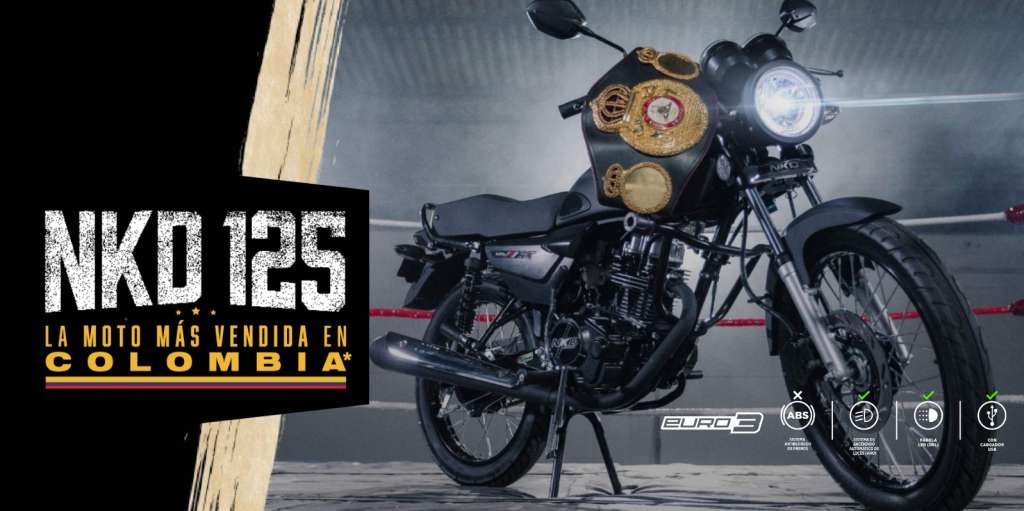 NKD 125 AKT La moto más vendida en Colombia