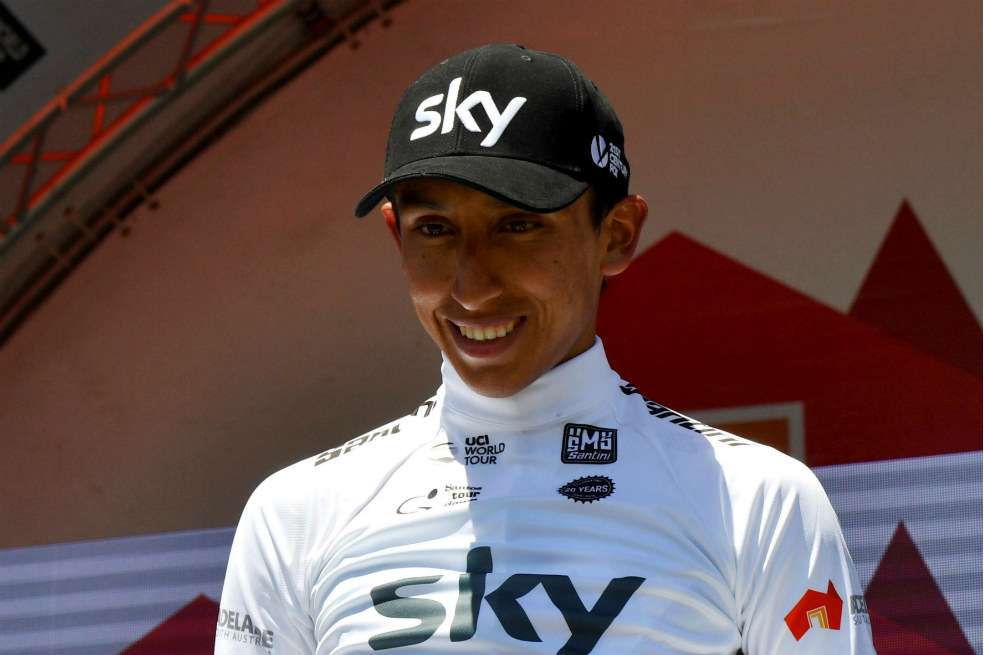 Egan Bernal es líder de los jóvenes en el Tour Down Under, en Australia / Sky Team
