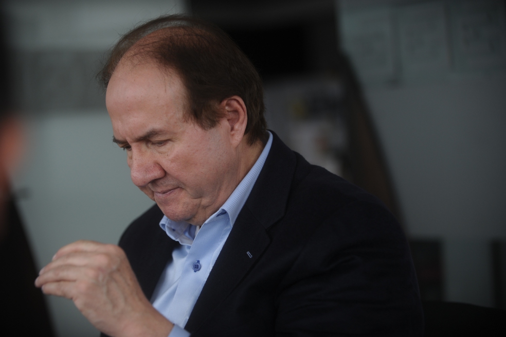 El Exmagistrado Leonidas Bustos es investigado por la Comisión de Acusaciones de la Cámara de Representantes. / Cristian Garavito - El Espectador.