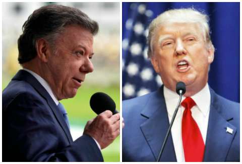 La pulla de Trump a Santos durante una llamada