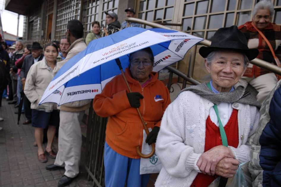 Sólo 23% de colombianos en edad de pensión la consigue. /Archivo