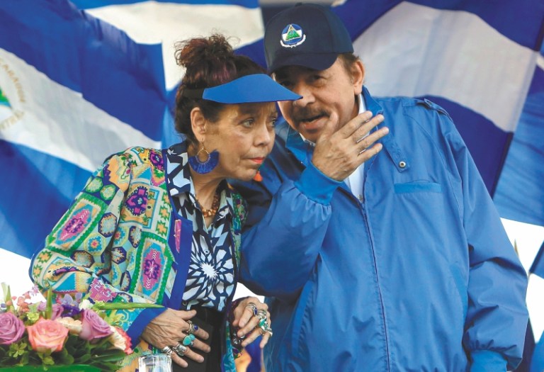 Gobierno de Nicaragua destituyó al escolta de Ortega por orden de Rosario Murillo