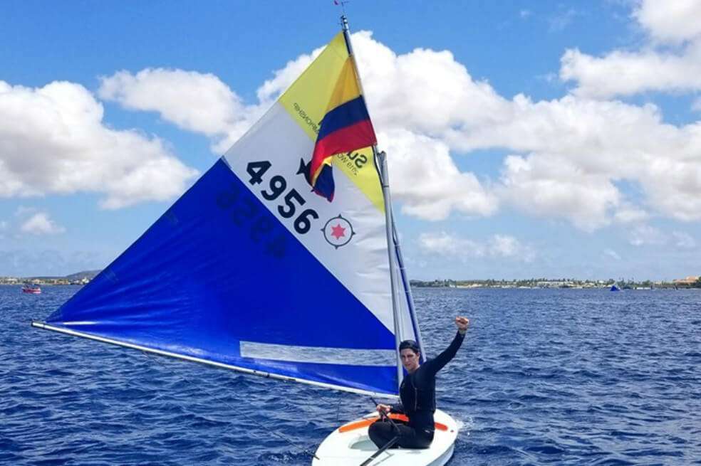 Simón Gómez Ortíz Campeón Mundial Juvenil de Vela Sunfish 2019. / Cortesía