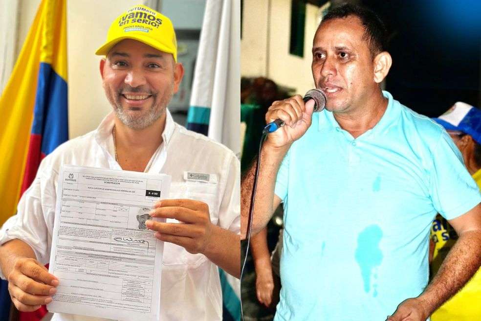 Jhon Molina (izquierda) y William Castillo (derecha) fueron elegidos, respectivamente, como gobernador de Putumayo y alcalde de Puerto Guzmán.