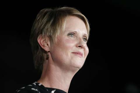 Cynthia Nixon, la actriz de “Sex and the City”, que quiso gobernar nueva York
