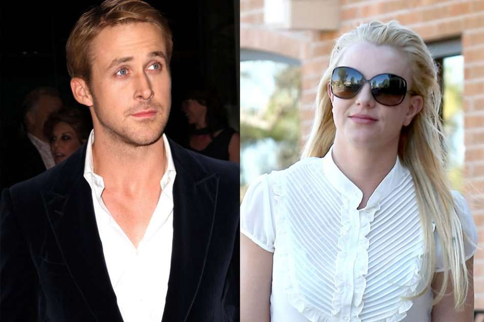 Ryan Gosling y Britney Spears. / Bang Showbiz