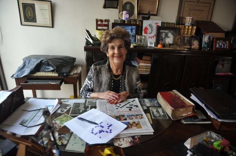 El arte de una crucigramista