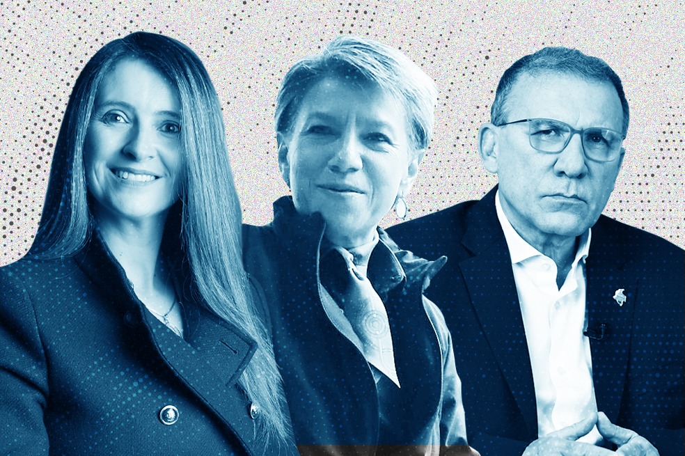 Paloma Valencia, Claudia López y Roy Barreras