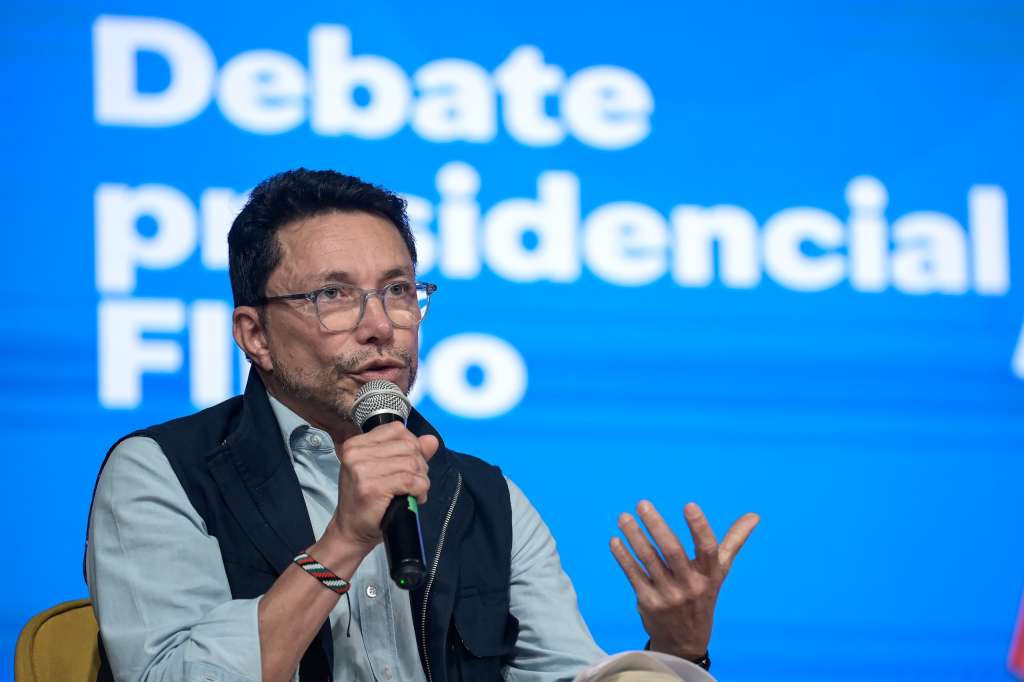 Los candidatos presidenciales Claudia López, Mauricio Lizcano, Carlos Caicedo y Luis Gilberto Murillo participaron del Debate presidencial de El Espectador en la FILBo 2026.
