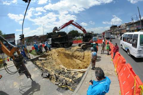 Cráter de la avenida Boyacá: ¿qué ocurrió y cuánto tardará su reparación?