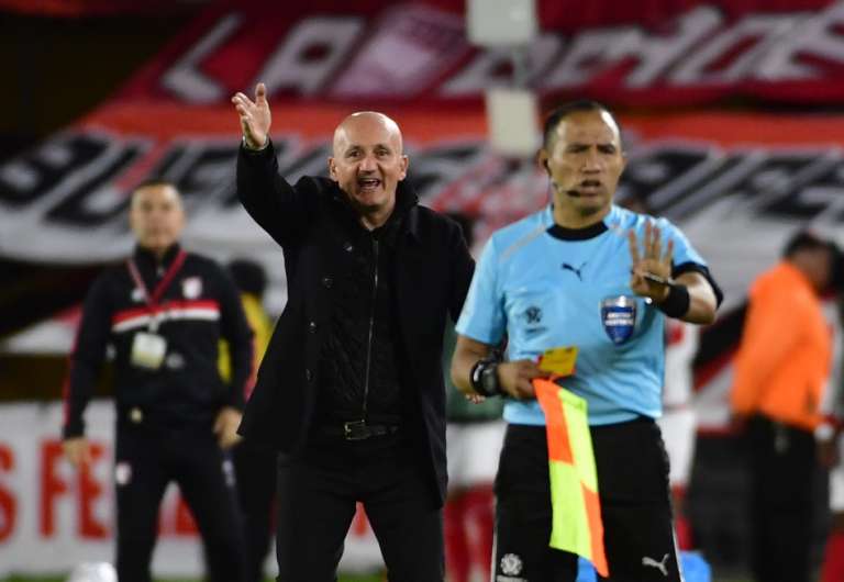En imágenes: así se vivió el agónico empate de Santa fe en Copa Libertadores